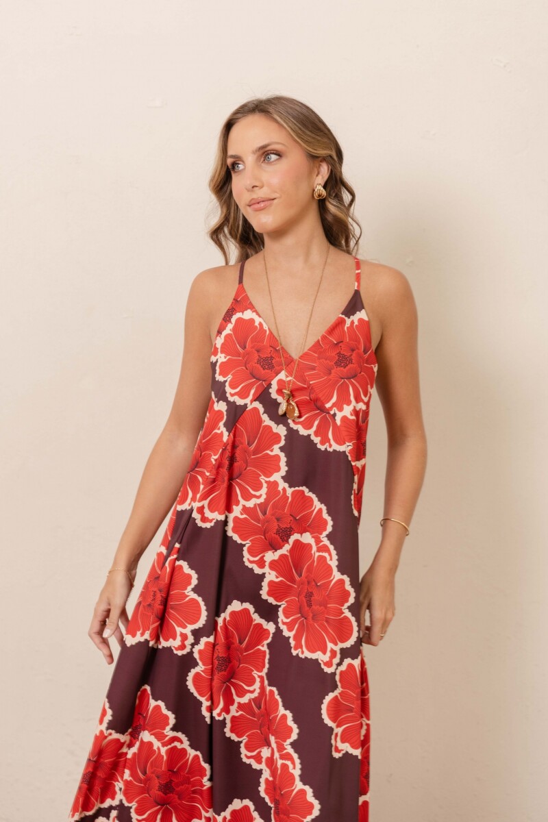 VESTIDO SIENNA BRICK BLOOM REVERIE 