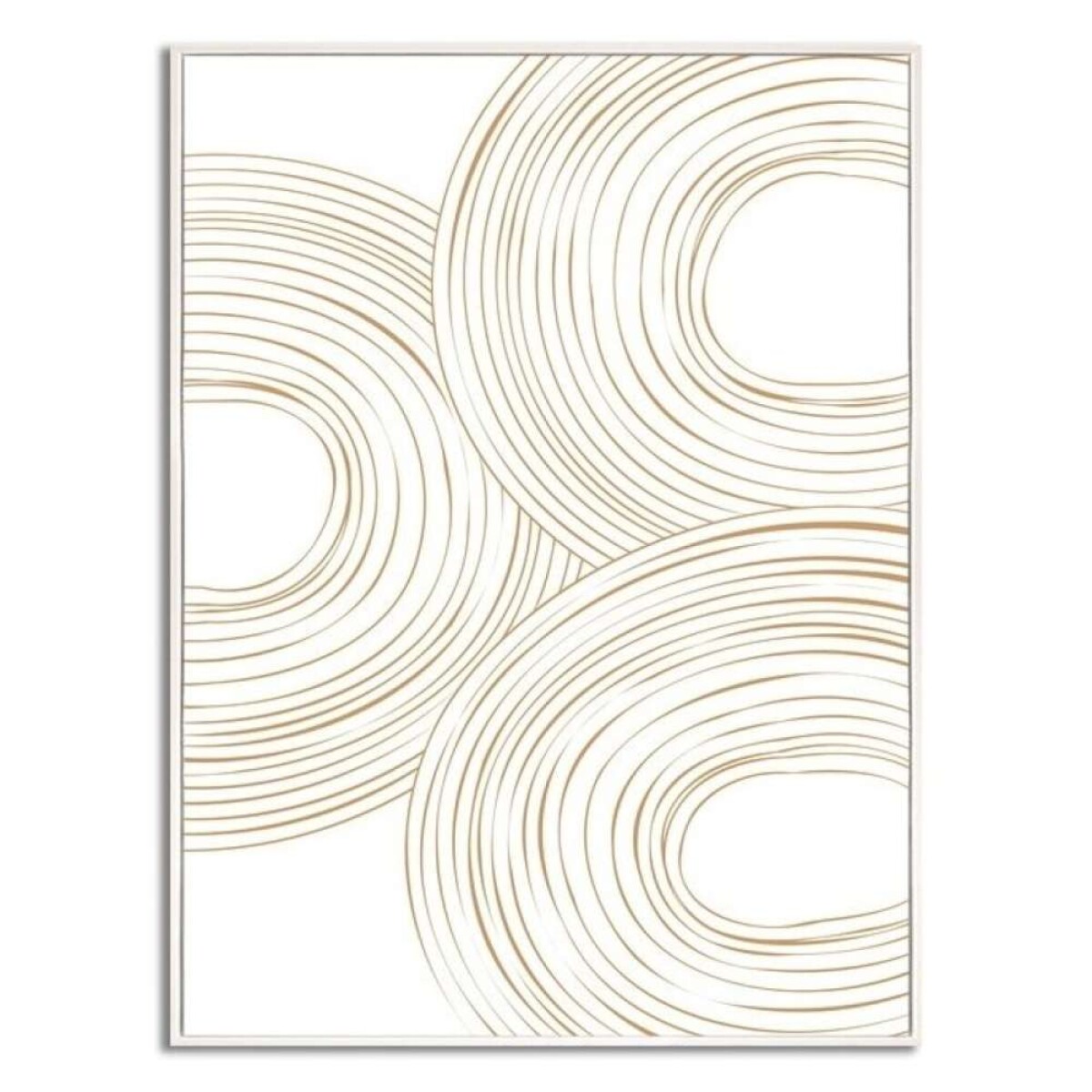 Cuadro Canvas 30X40Cm - Marco Figuras Beige 1 