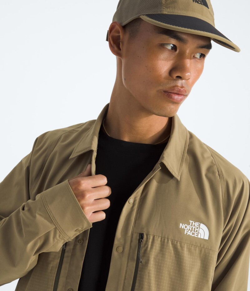 Camisa Trail LIGHTRANGE Cedar/new Taupe Green