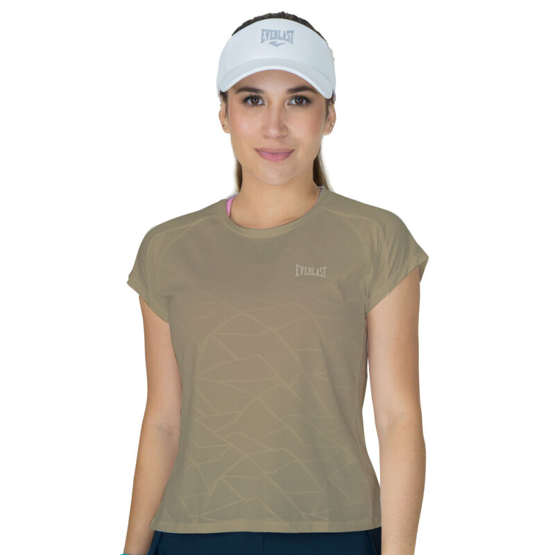 TSHIRT FEM POLY/SPX EVERLAST JACQUARD BR W6 M BR
