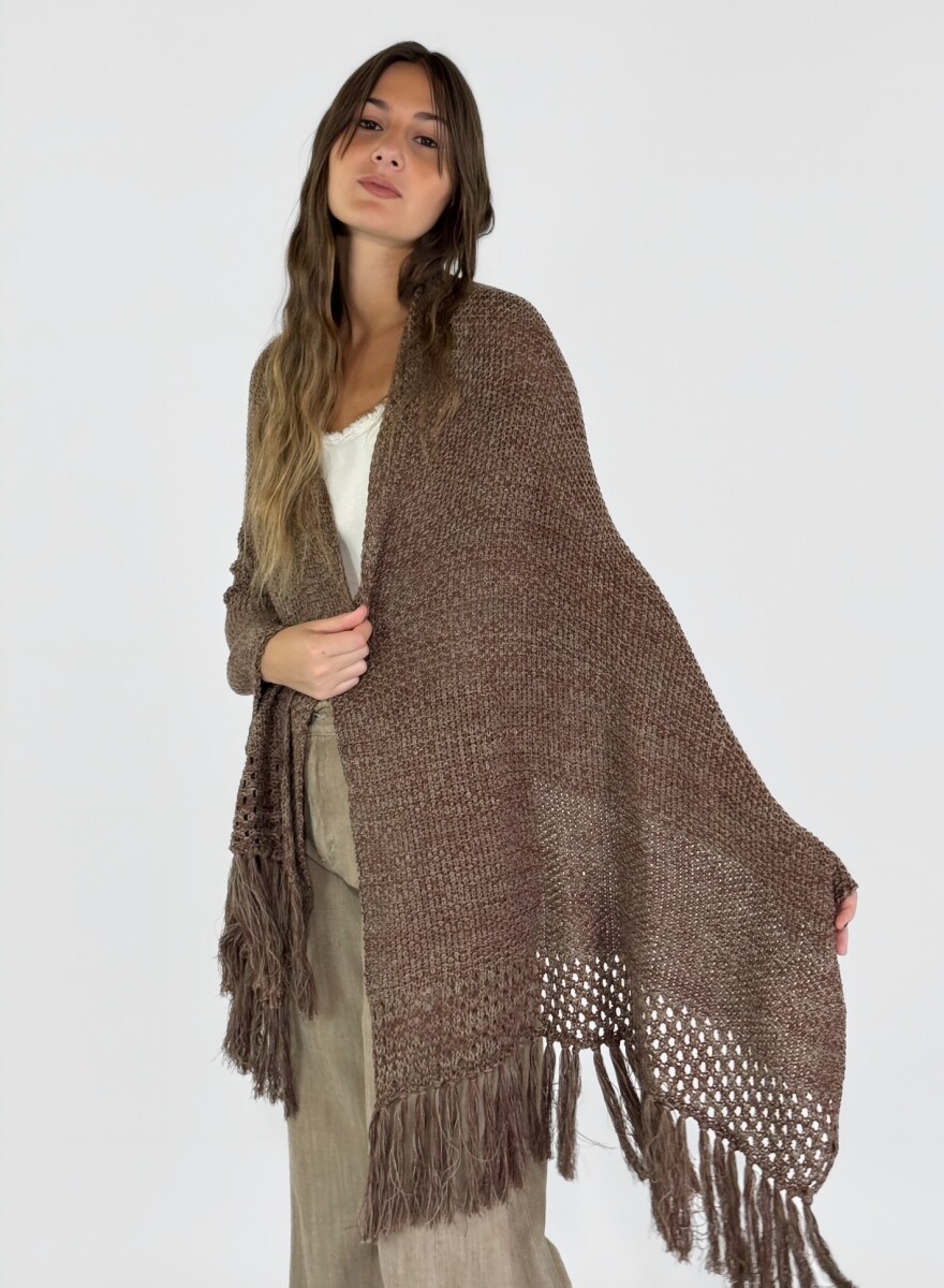 PASHMINA DELTA - CHOCOLATE 