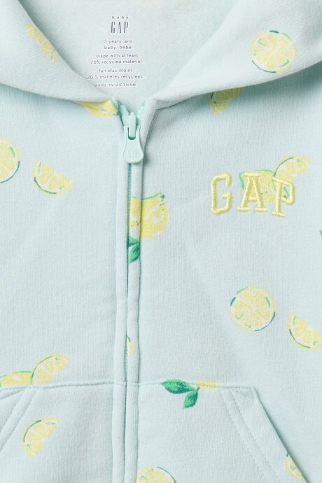 Canguro Con Cierre Logo Gap Toddler Niña Azul