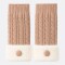 Guantes Sin Dedos Tejidos Beige