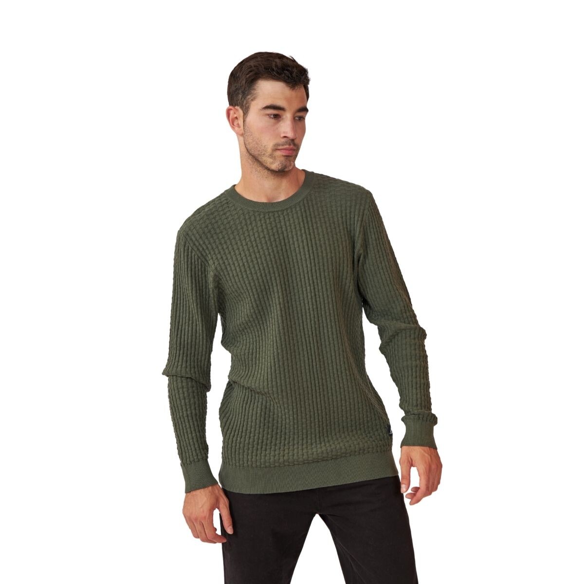 SWEATER FERNANDO XS-XL - VERDE MILI 