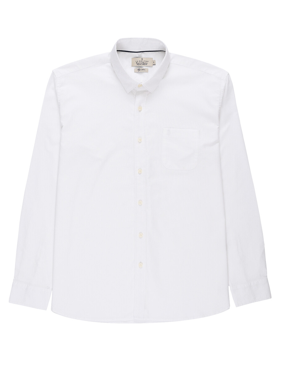 Camisa oxford blanco