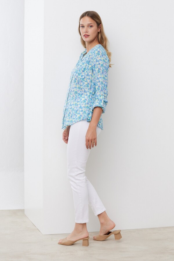 Blusa Spring VERDE AGUA/MULTI