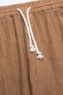 PREMIUM LINEN SHORTS Tabaco