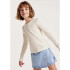 BLUSA ML FEM OFF WHITE