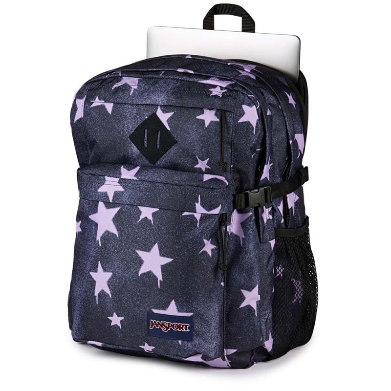 Mochila Portalaptop Main Campus Sprayed Stars Pastel Lilac