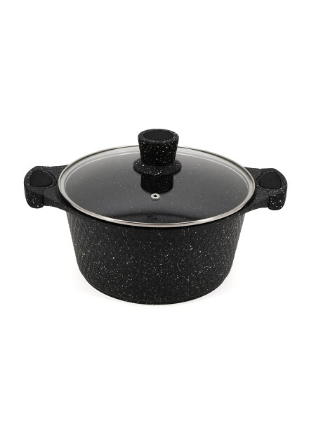 OLLA CON TAPA LINEA AVANOS NEGRO (V)