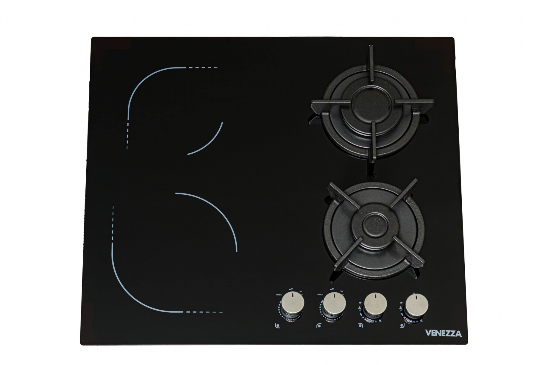 Anafe Combinado Venezza Gas / Eléctrico 60 cm. 