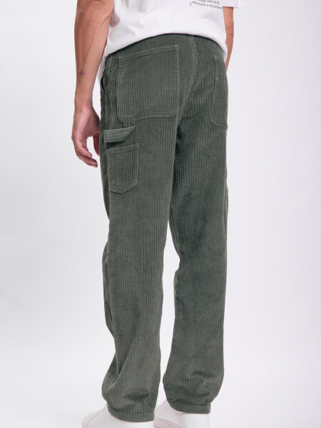 Pantalón pana Verde
