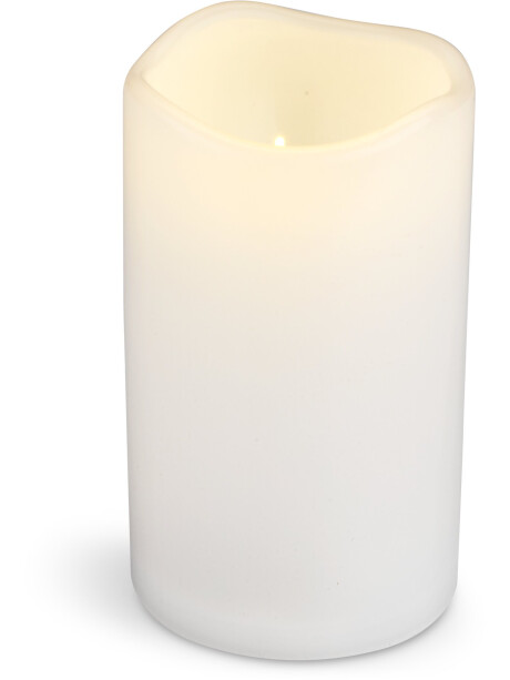 Vela pilar LED SOREN Ø8xA10cm blanco Vela pilar LED SOREN Ø8xA10cm blanco