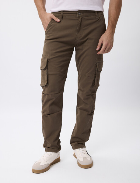 Pantalon cargo Ryder oliva