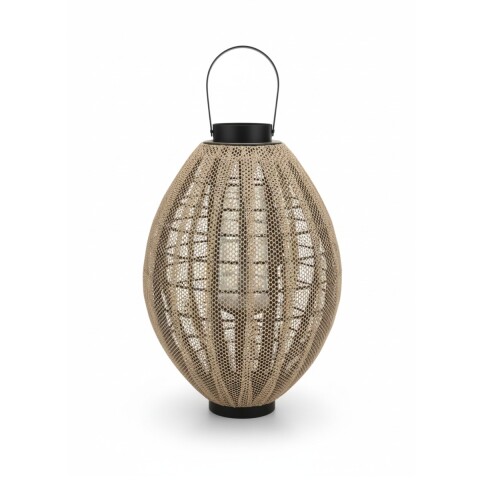 FAROL BAMBU BEIGE COMB 2PZAS 56CM Unica