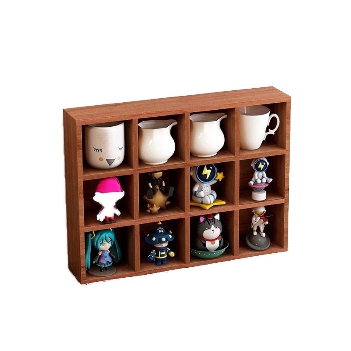 REPISA ESTANTE PARA TAZAS 30X40 CM 12 DIVISIONES 