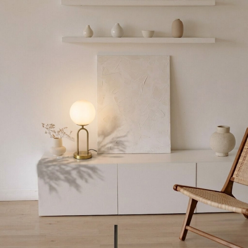 LUMINARIA DE MESA BAKE Luminaria de Mesa Bake Dorada