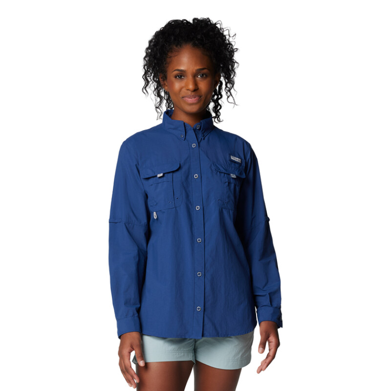 Camisa Bahama II Mujer CARBON/ NOCTURNAL TIGER