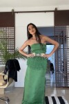 Exotic Raphia Skirt Verde Lechuga