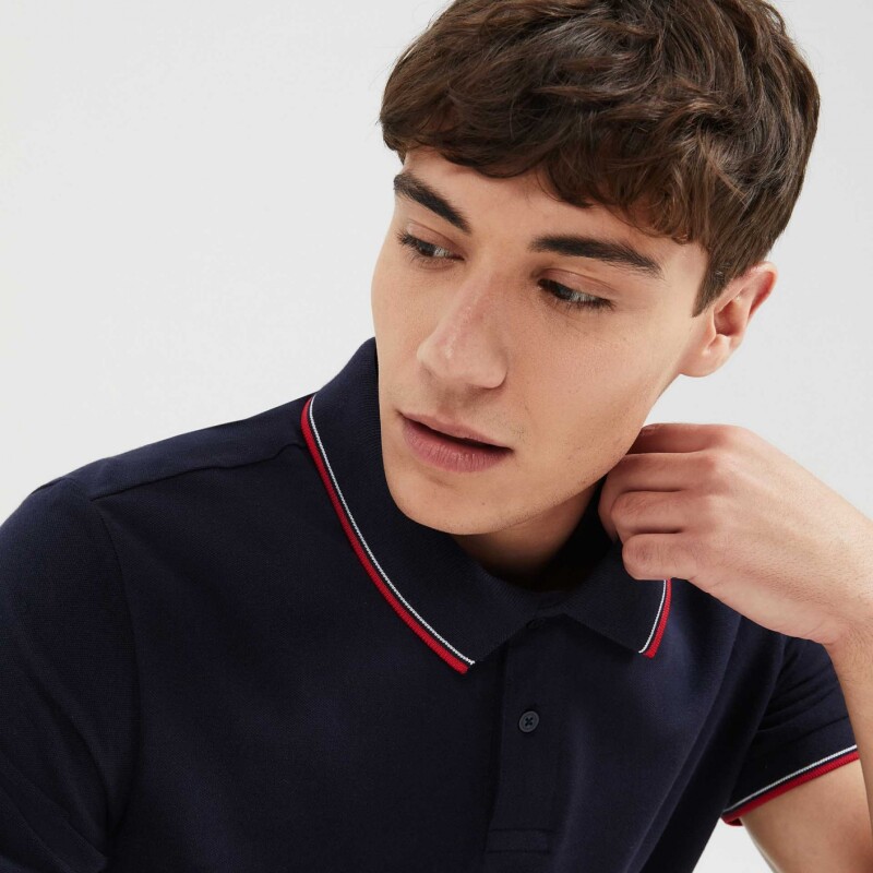 CAMISA POLO MM MASC AZUL ESCURO