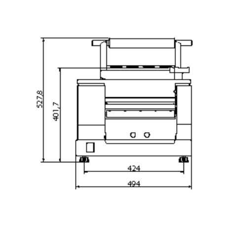 Sobadora de Mesa para 2kg con Rodillo 30 cm Sobadora de Mesa para 2kg con Rodillo 30 cm