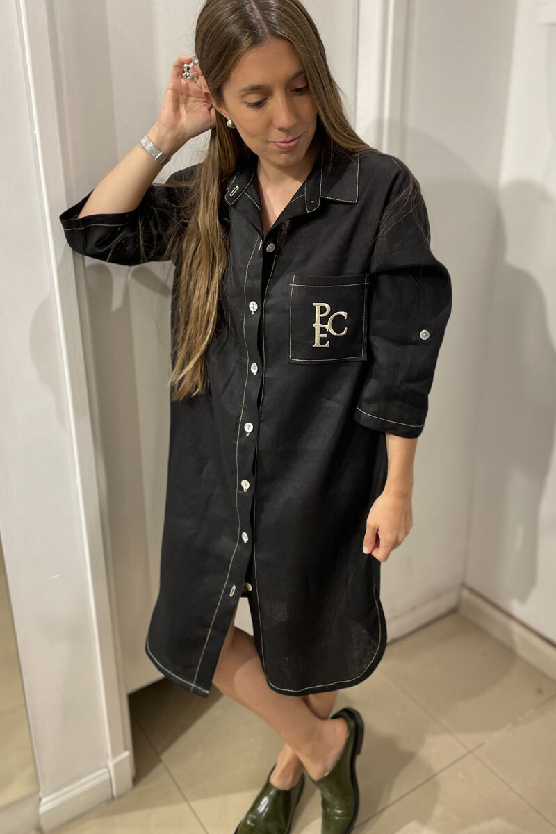 Vestido polonio - Negro 