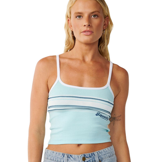 Musculosa Rip Curl Retro Swell Cami - Celeste Musculosa Rip Curl Retro Swell Cami - Celeste