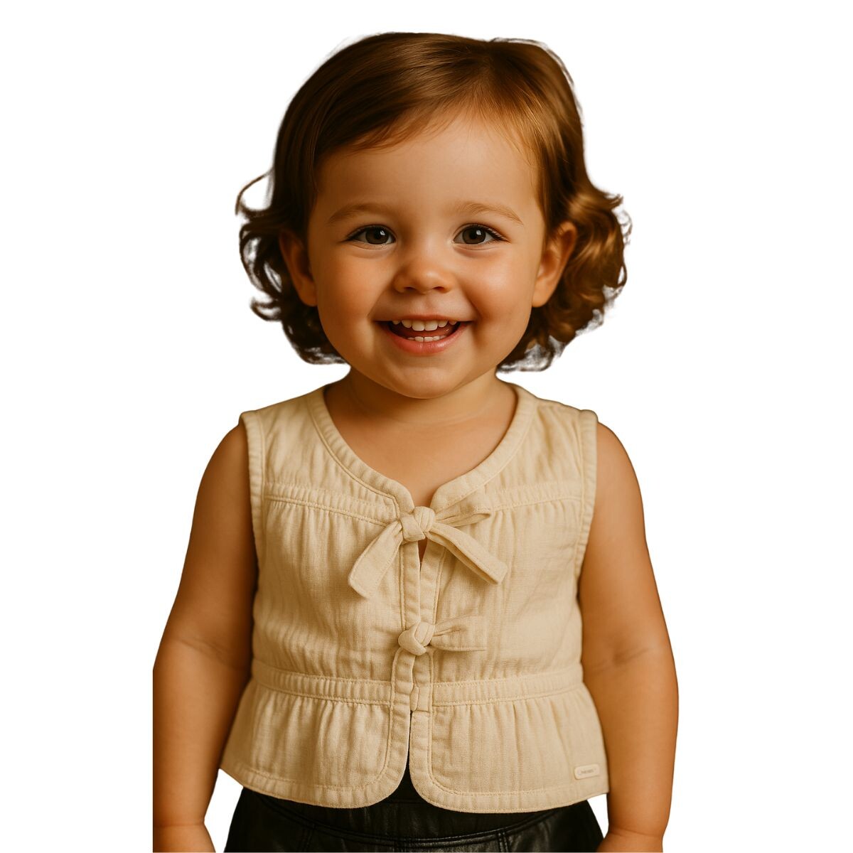 CHALECO 4-10 - BEIGE 