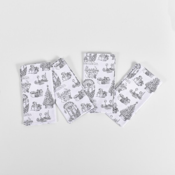 Set X4 Servilletas 45 x 45cm. Navidad 2026 Rincon De Navidad