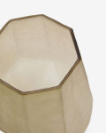 Jarrón Arai de vidrio reciclado gris 22 cm