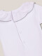 Body Manga Corta Detalle Verde Blanco