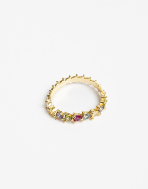 Anillos Chicos Cubic zirconia Anillo Sin Fin Cubic Zirconia - Dorado