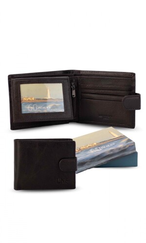 BILLETERA CUERO MORFEO CHOCOLATE