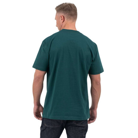 Remera Dickies Tri-Color Logo Verde