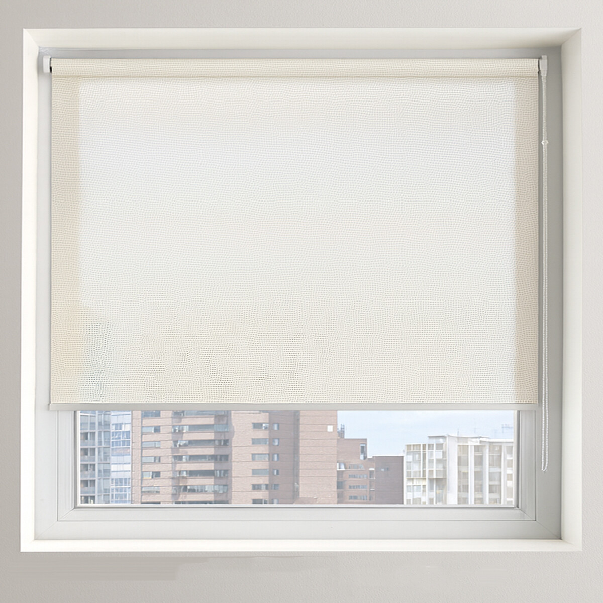 Cortina Screen Pvc Roller Tela Microperforada 1.20x2.00m - Beige 