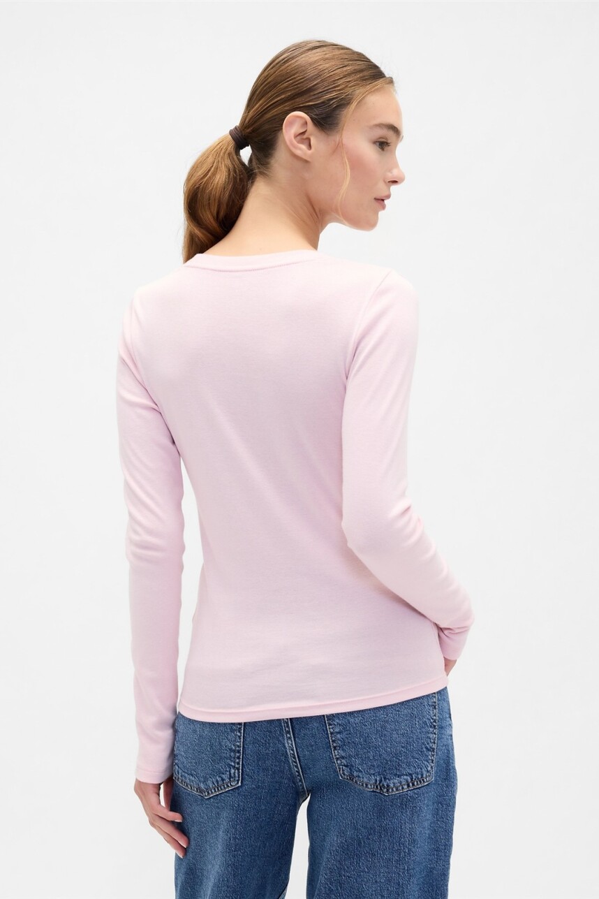 Remera Manga Larga Mujer Pure Pink