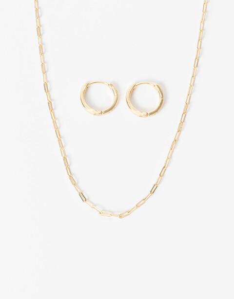 Bijouterie Set Strass Set De Bijouterie Delicates - Dorado