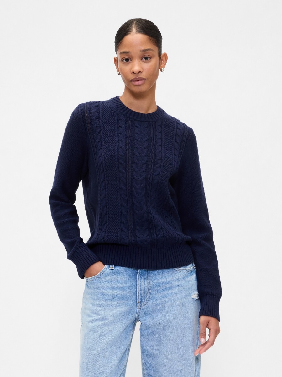 Buzo Algodón Mujer - Navy Uniform 