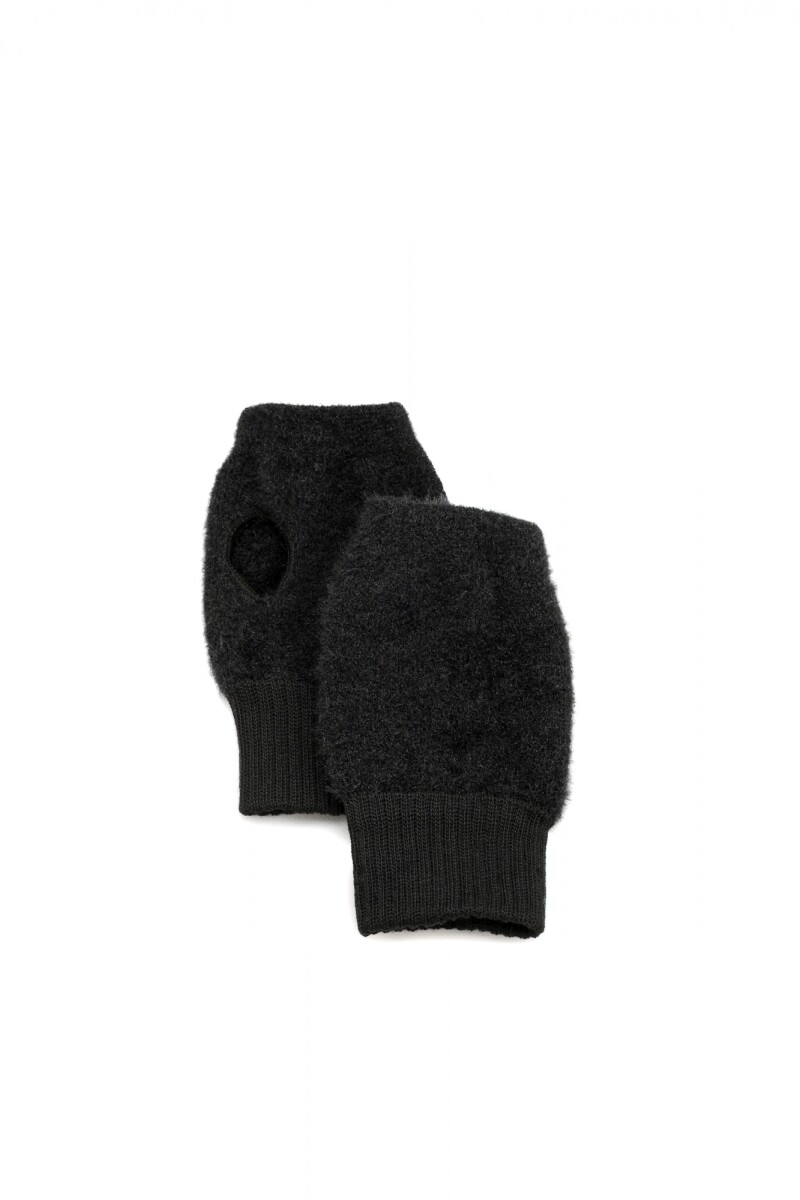 Mitones Pelo - Negro 