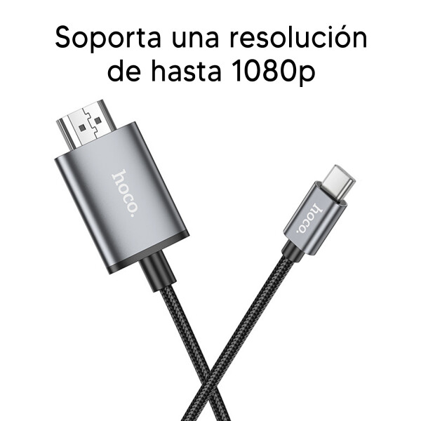 Adaptador Hoco Ua27 Usb-c A Hdmi ADAPTADOR HOCO UA27 USB C USB C A HDMI