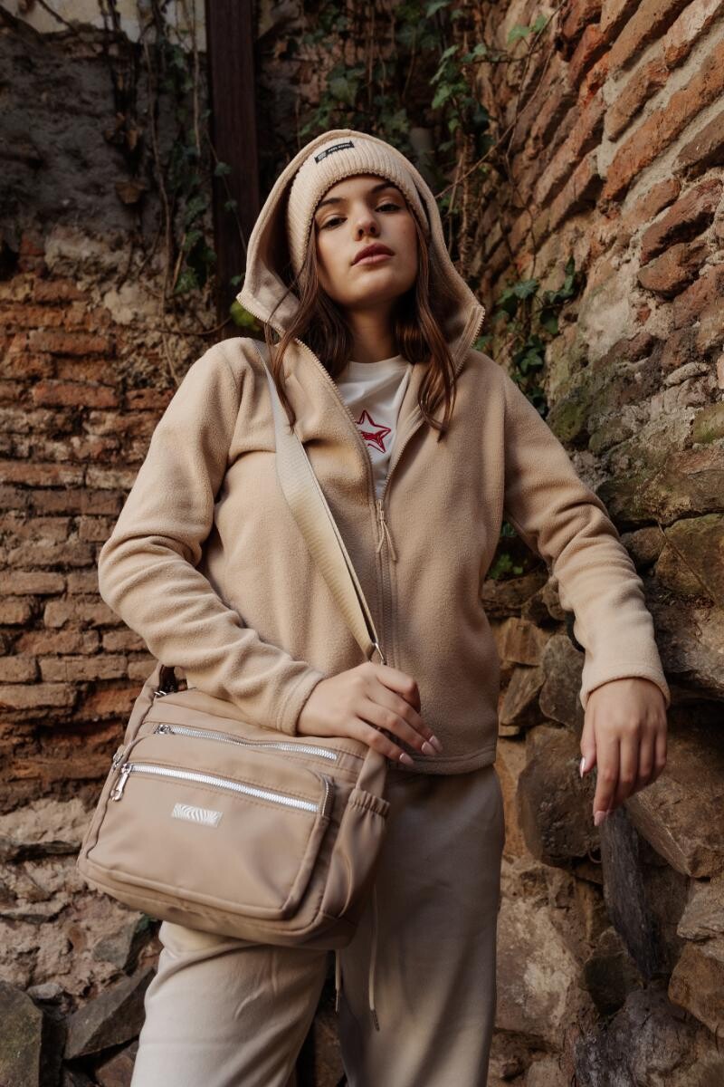 Bandolera Creta Beige