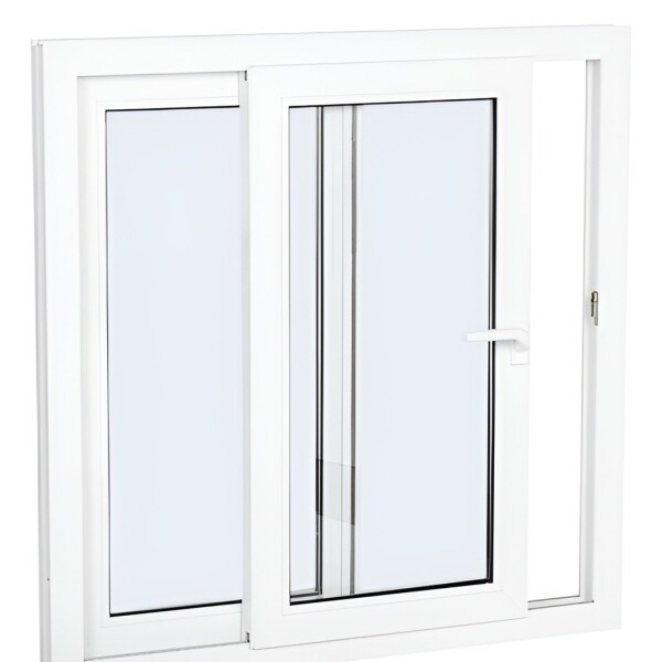 Ventana de PVC Blanco 150 X 200 Puerta Corrediza Aislante Ventana de PVC Blanco 150 X 200 Puerta Corrediza Aislante