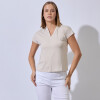 Blusa Escote V BEIGE CLARO