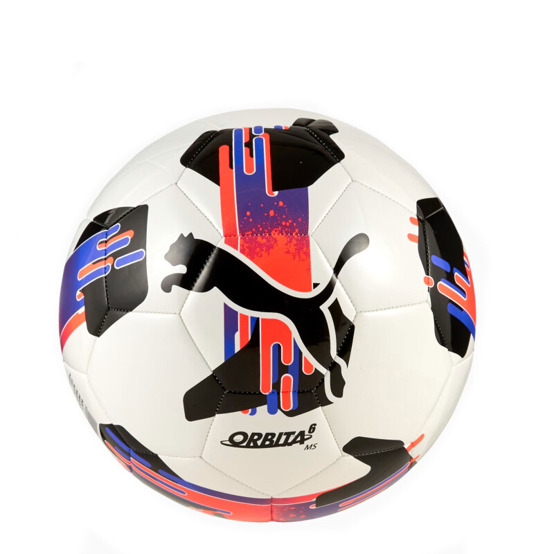 Pelota Puma Orbita 6 MS Blanco - Rojo - Purpura