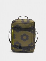 Mochila De Cabina De Nylon Estampado Floral caqui