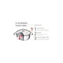 OLLA CACEROLA HONDA TRAMONTINA ALLEGRA 22CM 4,2 LITROS PLATEADO