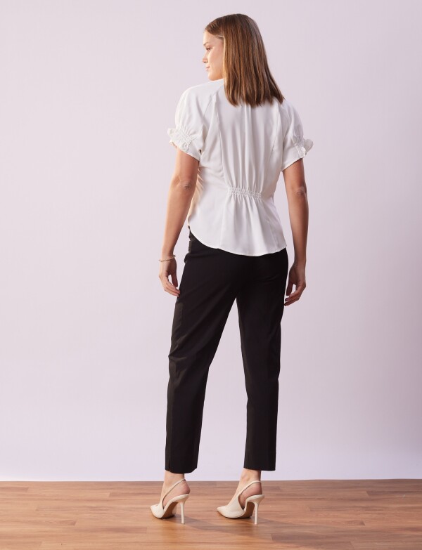 Blusa Frunce Espalda CRUDO