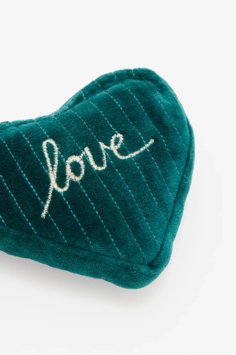 Bolso Heart Velvet Verde