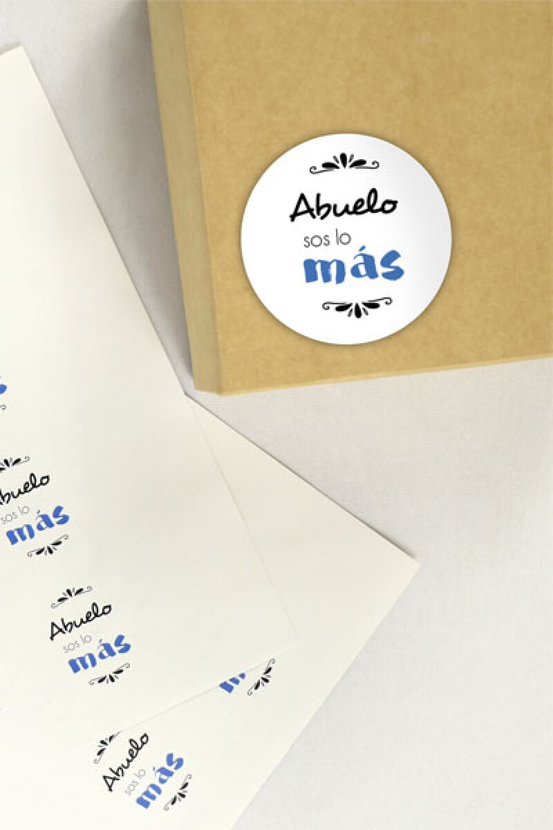 Stickers abuelos plancha - DISEÑO 6 