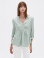 Blusa Qurel Verde Grisaceo